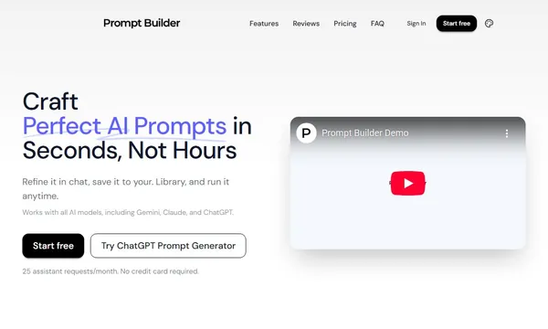 PromptBuilder screenshot