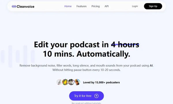 Cleanvoice AI screenshot