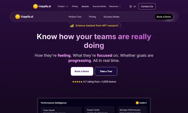 Happily.ai screenshot