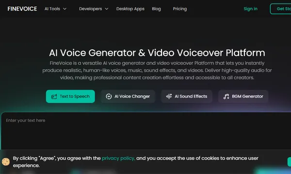 FineVoice screenshot