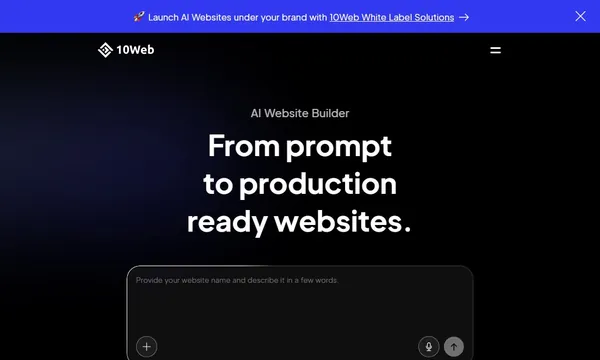 10Web screenshot