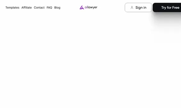 AI Lawyer screenshot
