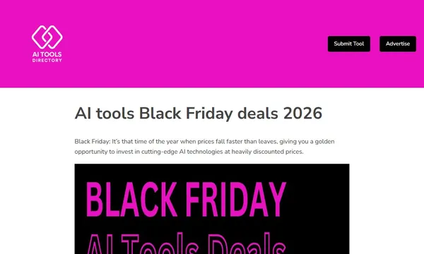 Black Friday Deals screenshot