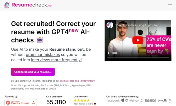 resumecheck.net screenshot