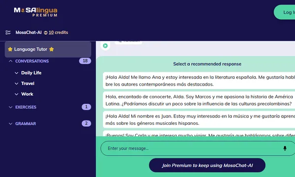 MosaChat-AI screenshot