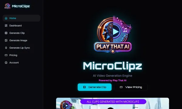 Microclipzai screenshot