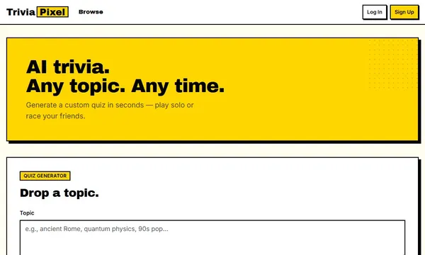 Triviapixel screenshot