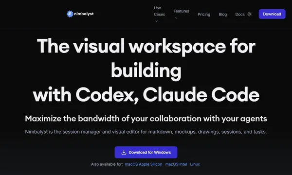 Nimbalyst screenshot