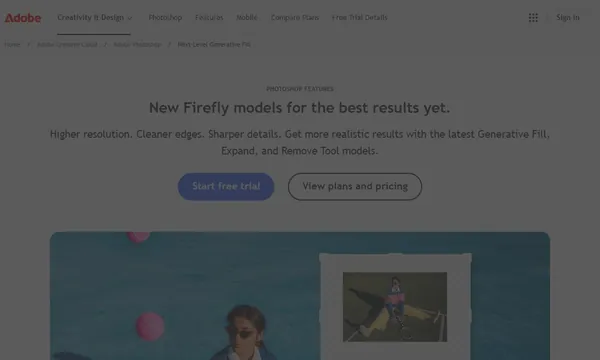 Photoshop Generative AI screenshot