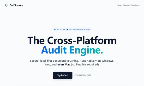 CellSource screenshot