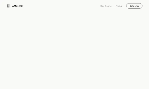 LLM Council screenshot