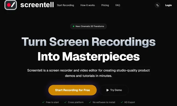 Screentell screenshot