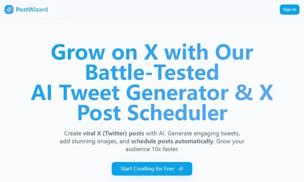 PostWizard AI screenshot