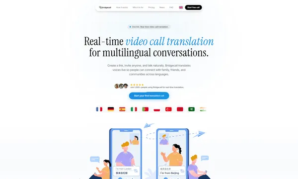 Bridgecall screenshot