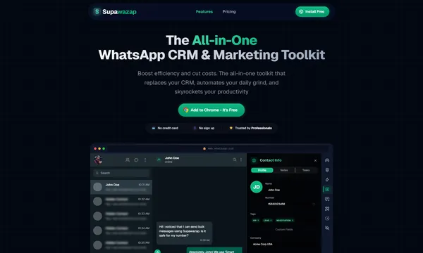 Supawazap screenshot