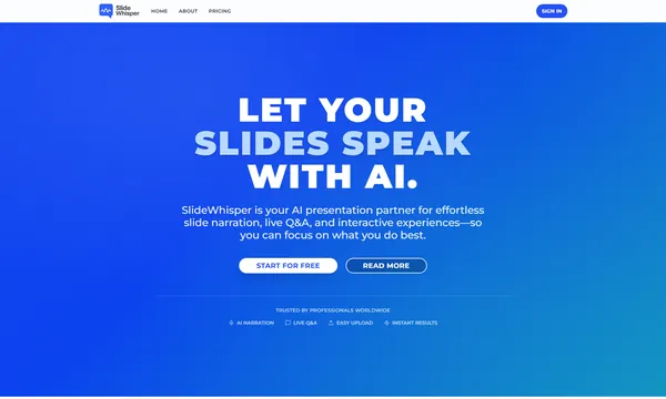 SlideWhisper screenshot