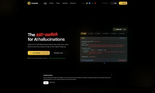 DeepRails screenshot