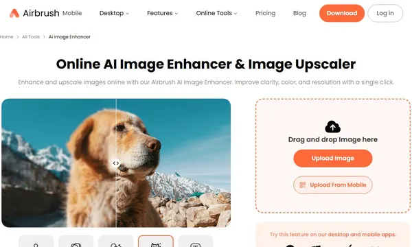 Airbrush Image Enhancer screenshot