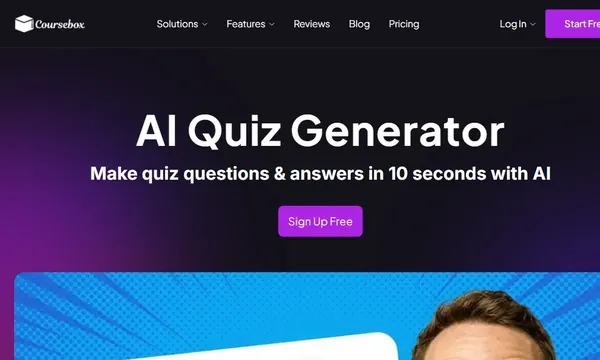Coursebox AI Quiz Generator screenshot
