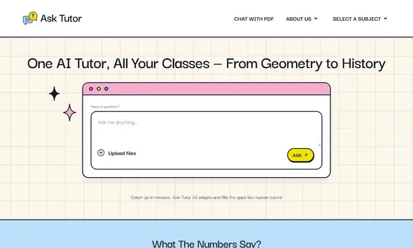 AskTutor AI screenshot